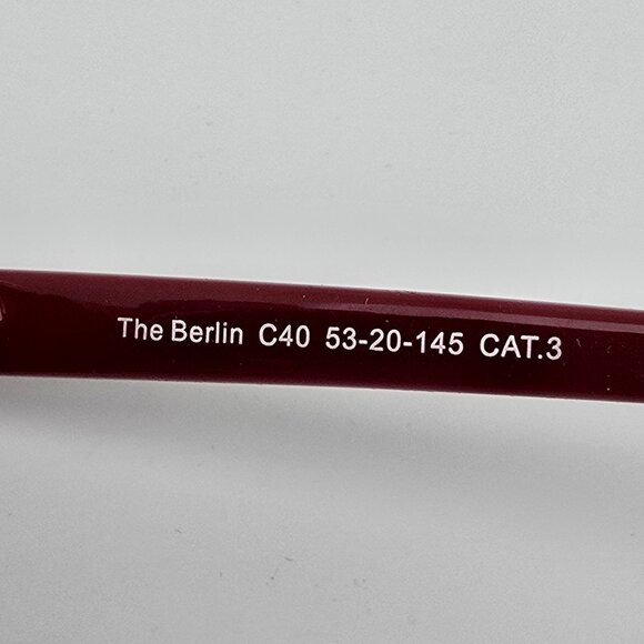 *SOLD* Prive Revaux The Berlin Red Gold Frame Polarized Brown Lens Sunglasses - Picture 10 of 16